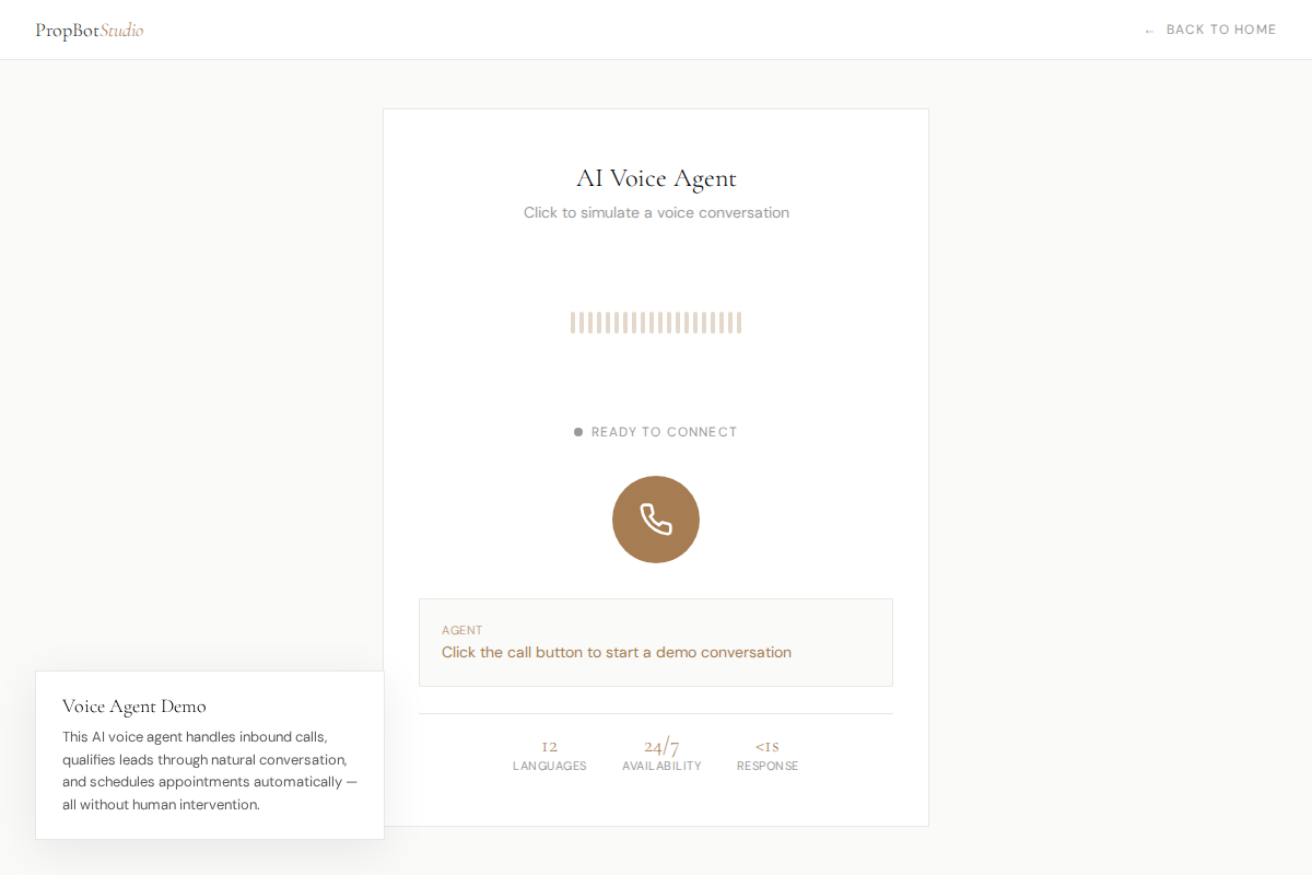 Voice Agent Demo